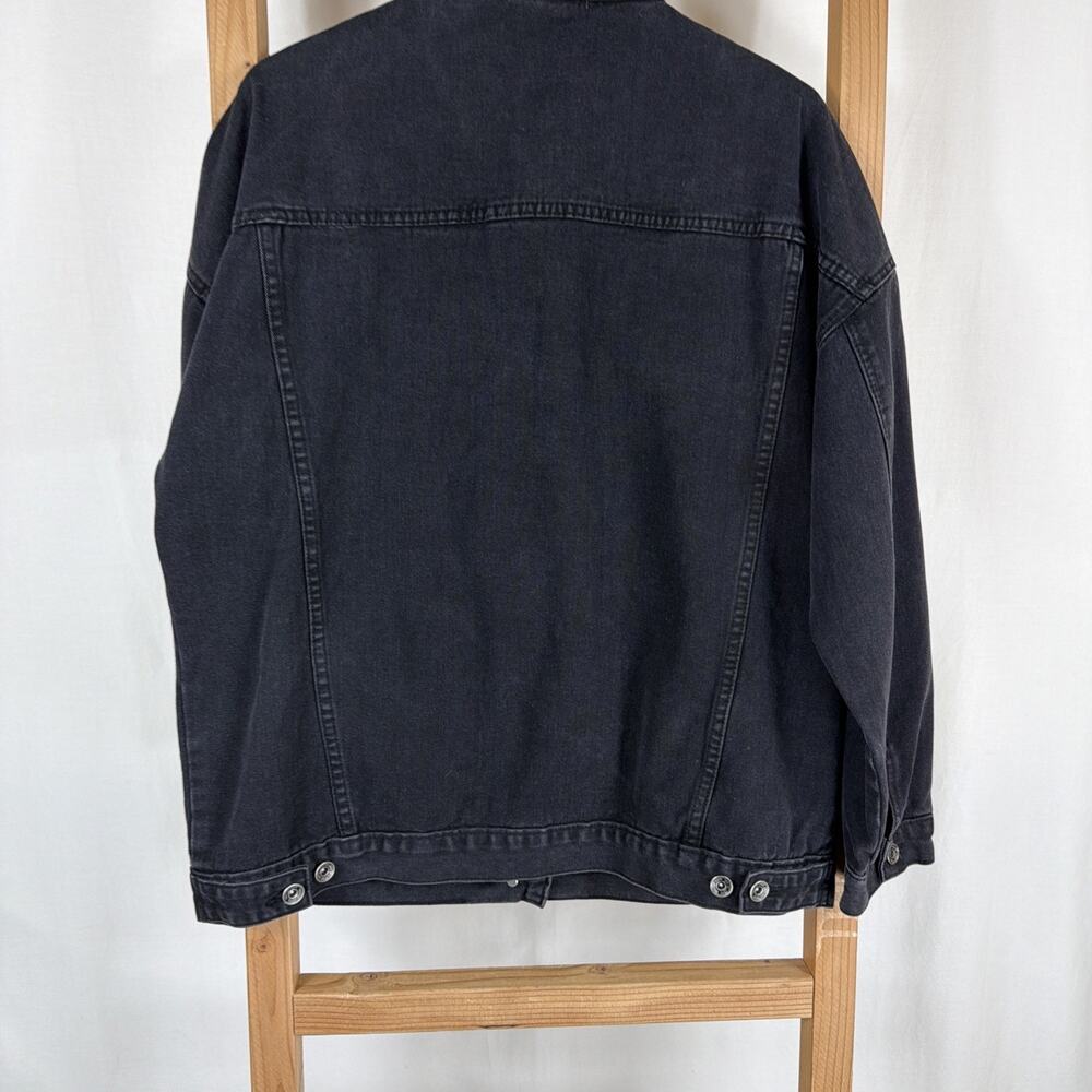 Tsher Black Button Up Inside Pocket Jacket #1293 Size Xl View 3